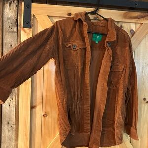 dip Rust Corduroy Shirt Jacket